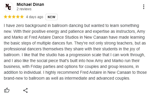 REVIEW 1 - NEW CANAAN