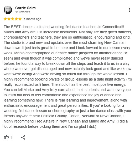 REVIEW 5 - NEW CANAAN